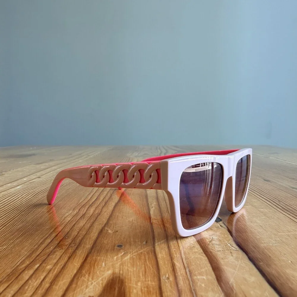 Stella McCartney Two Tone Chain SK0028S Sunglasses & Soft Case - KIDS - 0415AB